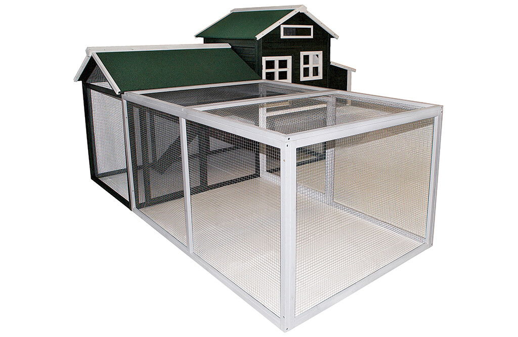 Freilaufgehege für Hühnerstall, 144 x 108 x 83 cm