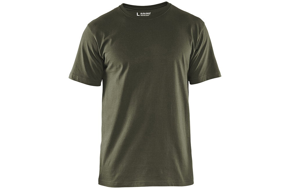 Blåkläder t-shirts, armeegrün - 5er-Pack