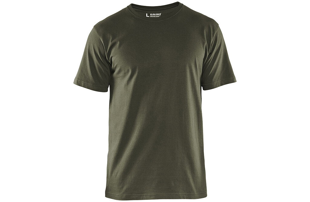 Blåkläder t-shirts, armeegrün - 5er-Pack