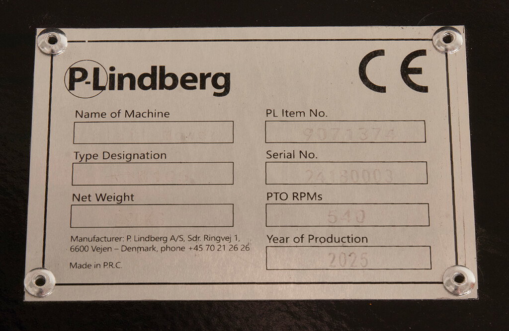 AHEAD Schlegelmulcher 105cm NBM105 mit Seitenverschiebung, für Kleintraktor ab 20 PS