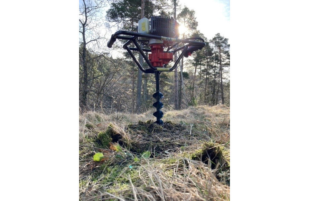 Erdbohrer, 52 ccm/Ø 10 cm Bohrer