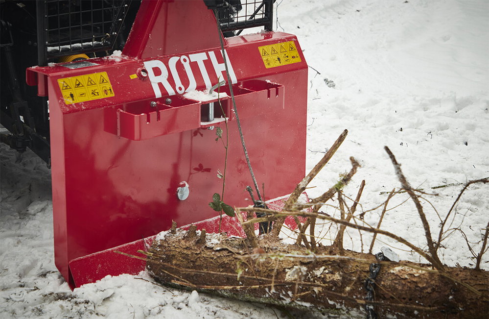 Forstseilwinde 50 m FW-40 von ROTH 4200 kg