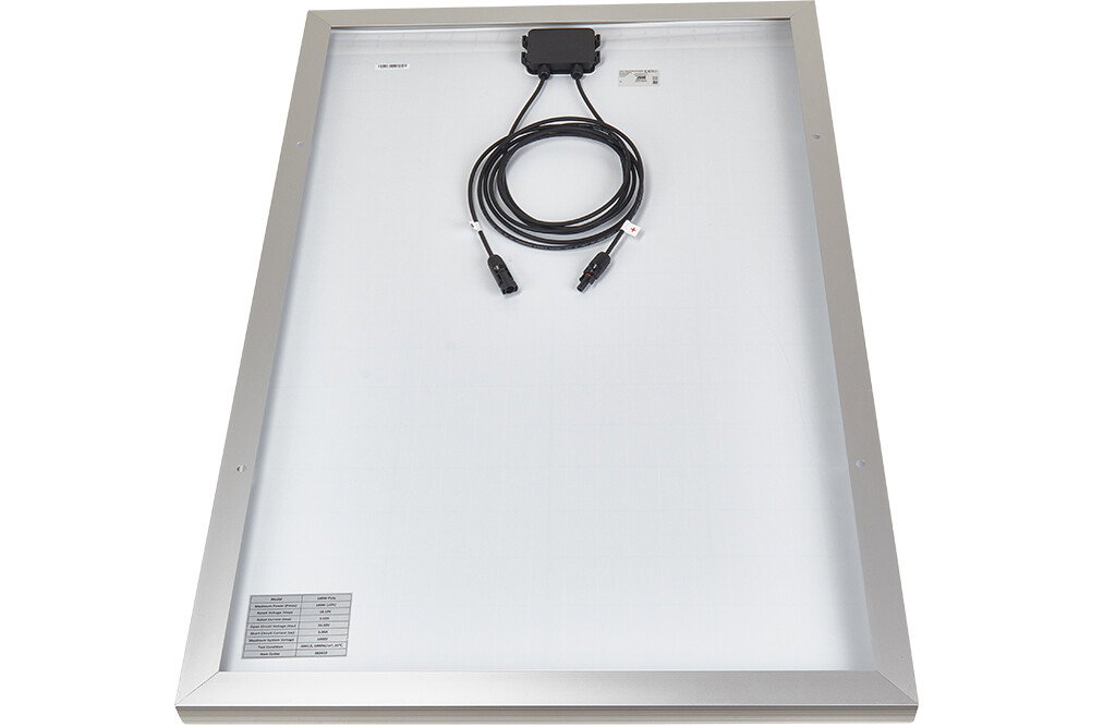 AKO Weidezaun Solarmodul mit Laderegler, 100W