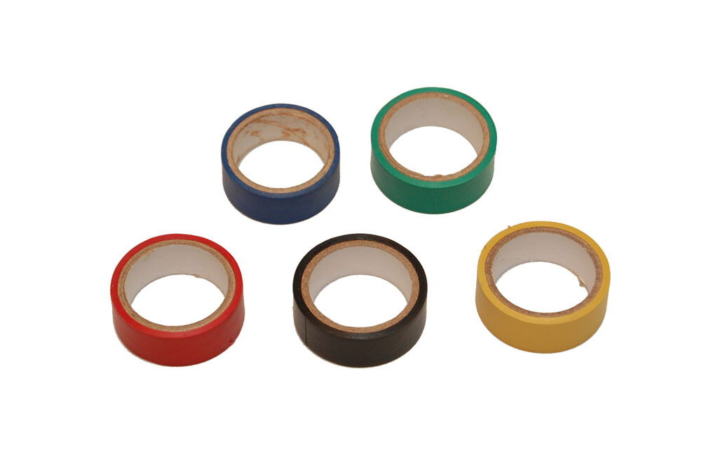 Isolierband, 5 Farben