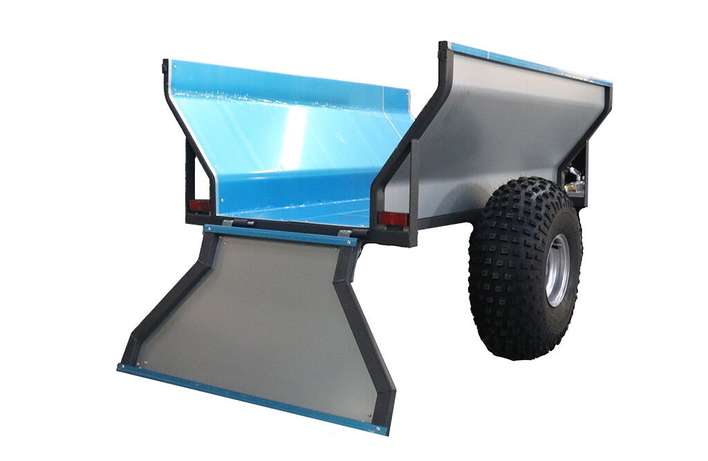 Kippanhänger 500kg für Quad ATV & Rasentraktor