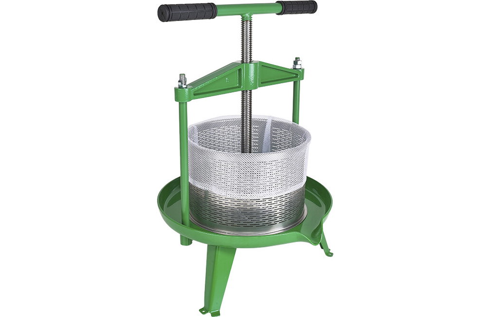 Manuelle Obstpresse 9 Liter mit Edelstahlkorb