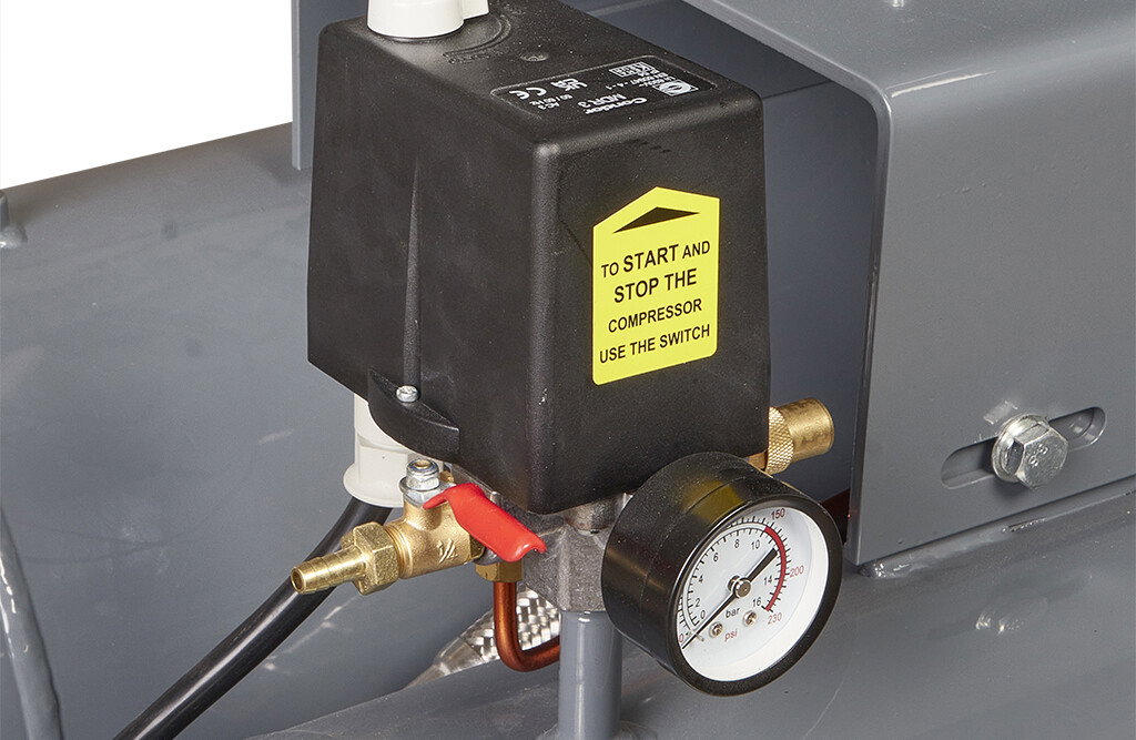 Industriekompressor 5 PS Doppeltank 10 bar 180 liter