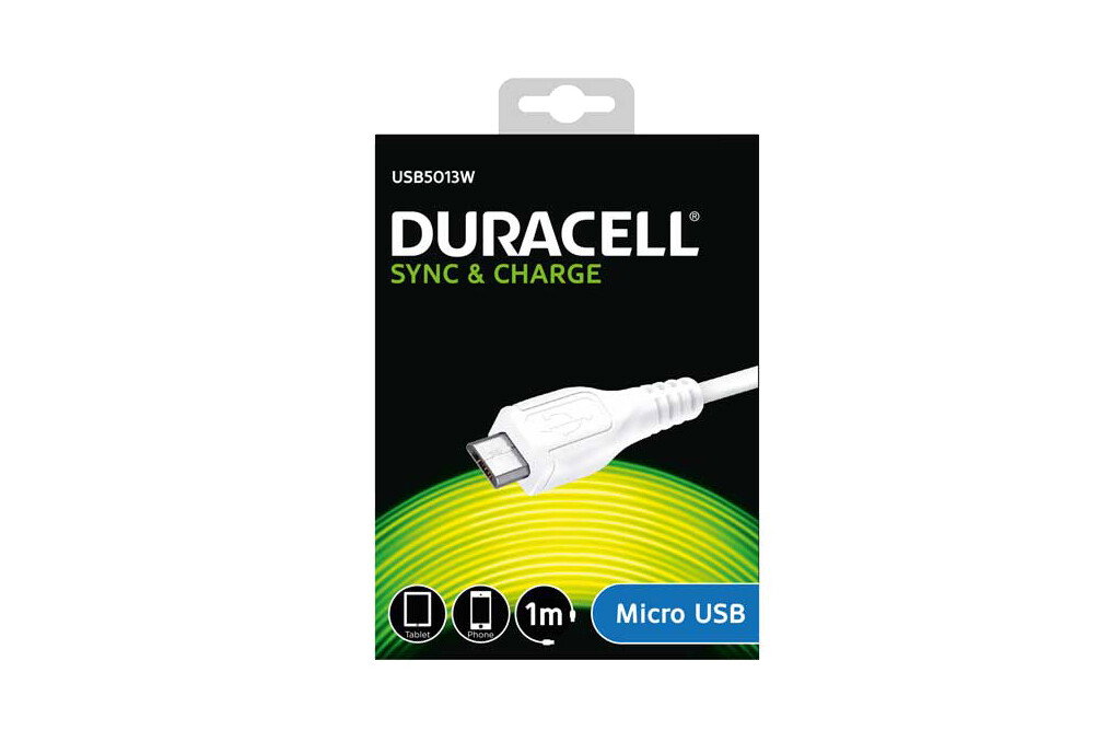 Duracell USB-Kabel, 1 Meter