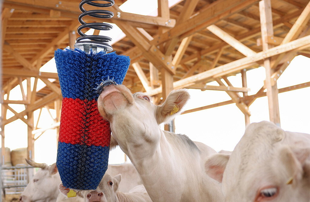 Kratzbürste HAPPYCOW FlexiSwing, Kuhbürste