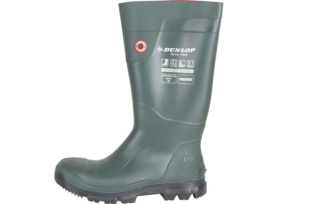 Dunlop PU Sicherheitsgummistiefel, Terra Pro, 44