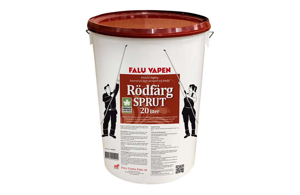 FALU VAPEN Schwedenfarbe Rot 20L