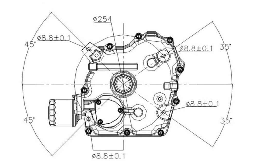 Benzinmotor LC1P91F 16PS 546cm³ | Loncin