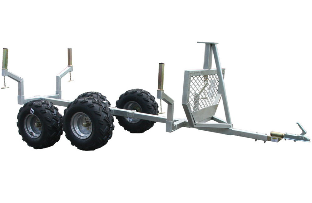 Rückewagen für Quad, ATV 1.000kg, Holzanhänger