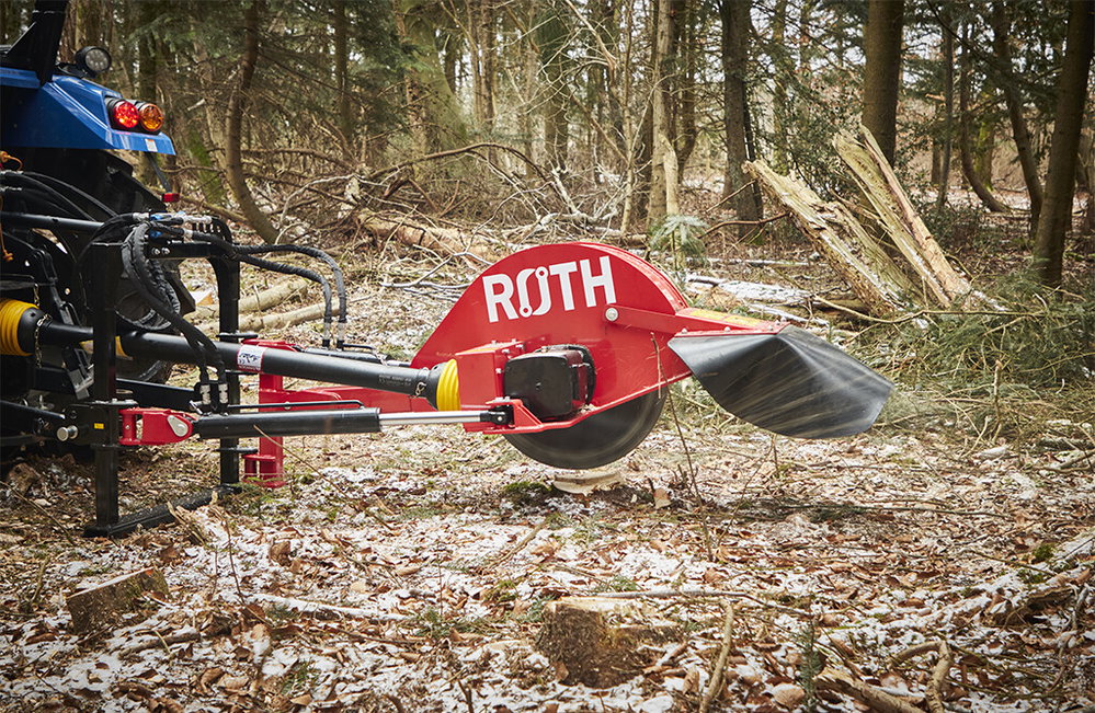 Stubbenfräse Zapfwelle, Baumstumpffräse für Traktor | ROTH