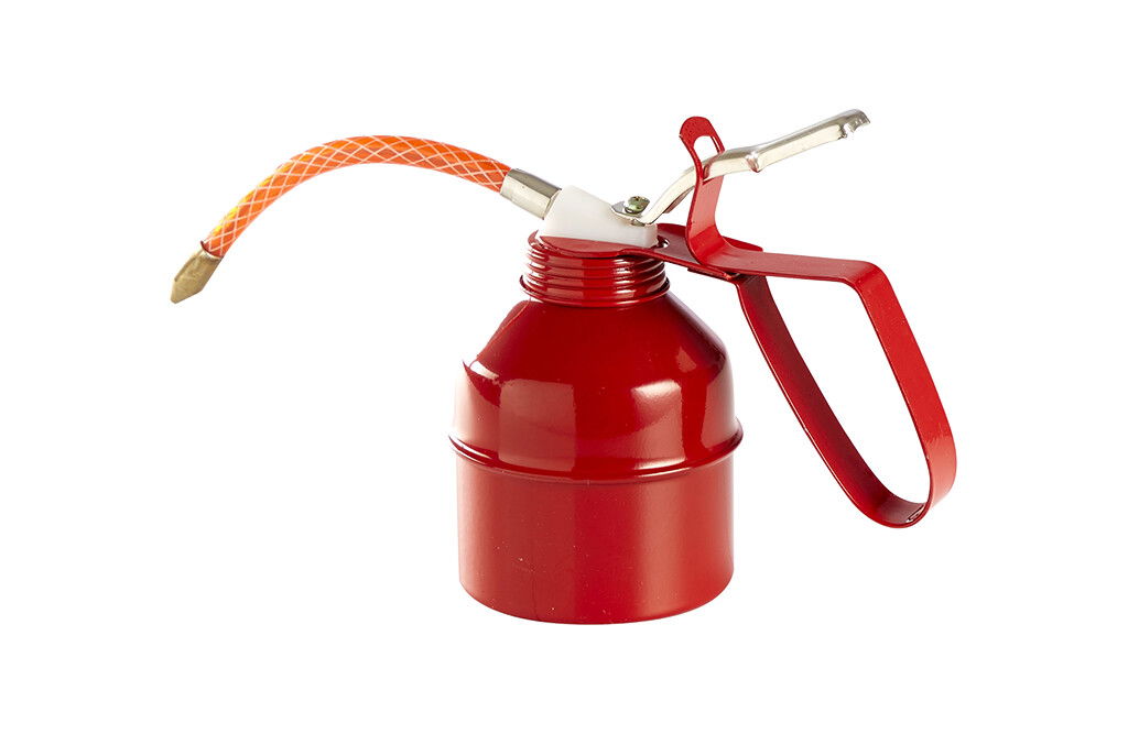 Ölkannendeckel mit flexiblem Auslauf