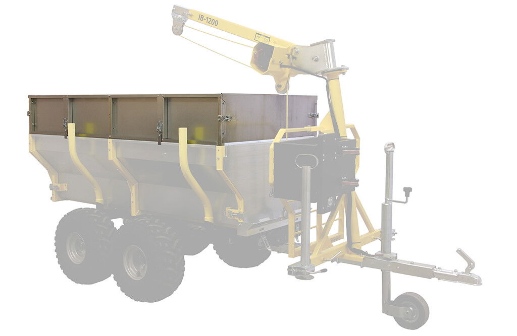 Seitenwände für Ladekiste, ATV Forstanhänger, IB1200