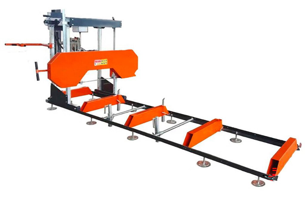 Eminent Blockbandsäge 400V 5,5kW, 4m Rollbahn