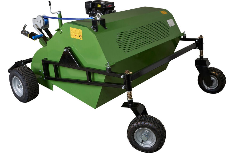 Rasenkehrmaschine & Pferdeäpfelsammler, 120 cm | Agriquad