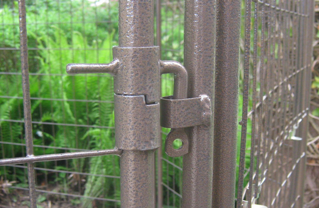 Brennholzlager aus Metall, mit Dachplane, 8-eckig