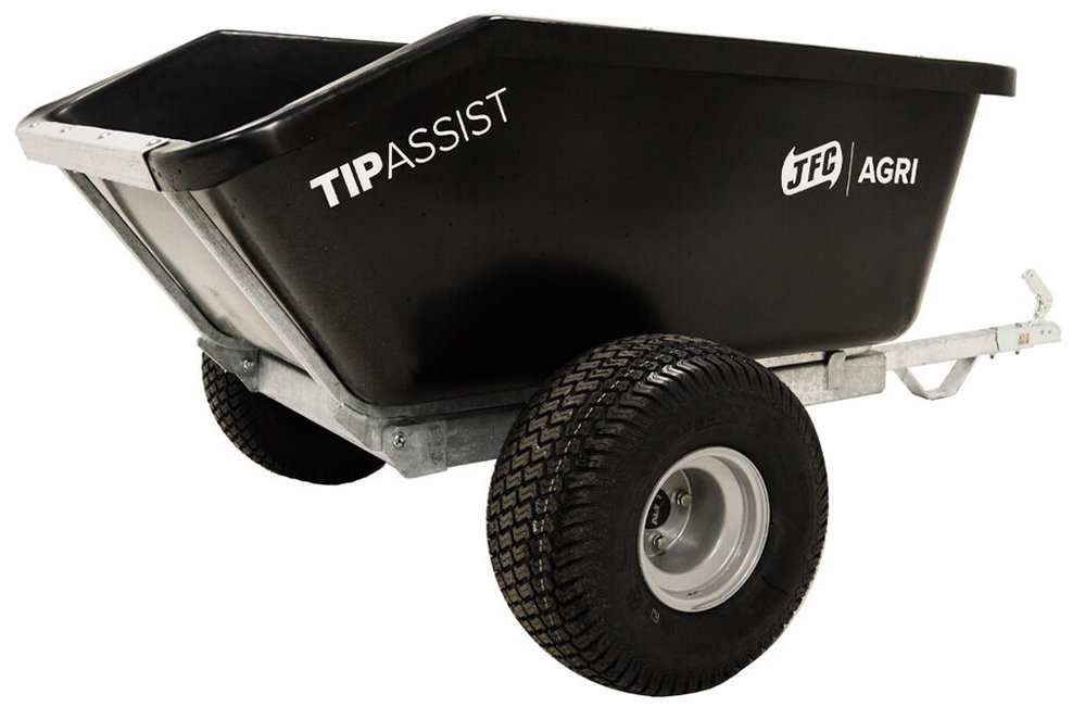 Kippanhänger mit Gasfeder für Quad, ATV & Rasentraktor