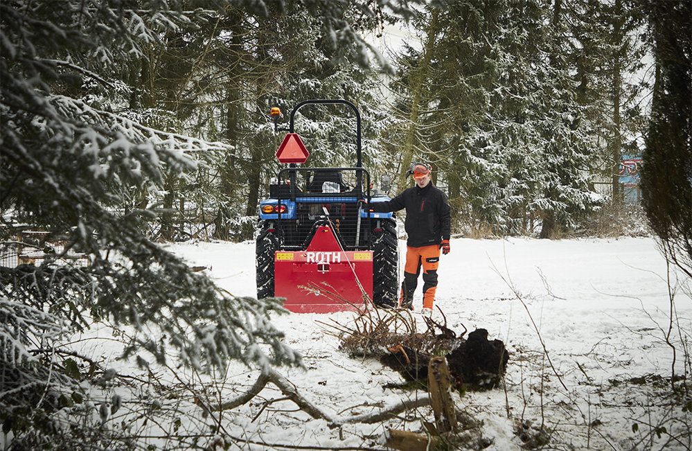 Forstseilwinde 50 m FW-40 von ROTH 4200 kg