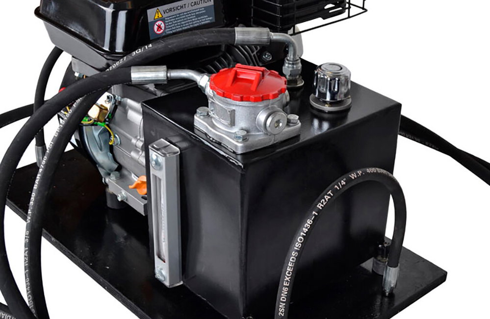 Hydraulikaggregat mit 6,5 PS Benzinmotor