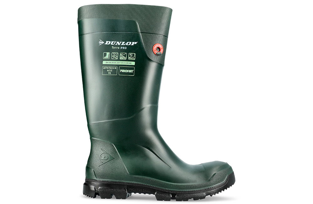 Dunlop PU Sicherheitsgummistiefel, Terra Pro, 44