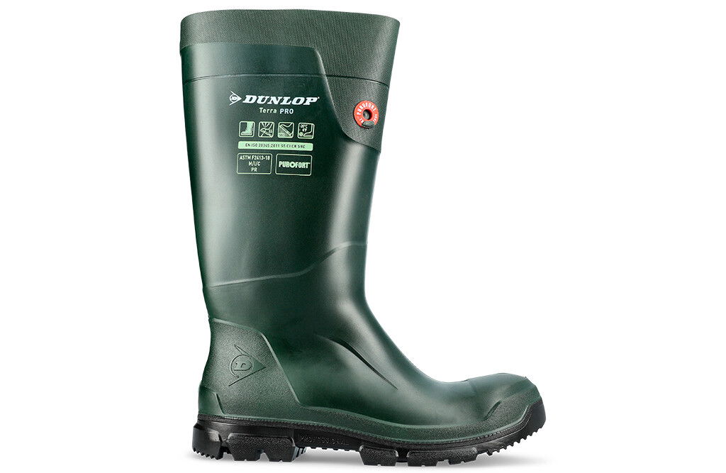 Dunlop PU Sicherheitsgummistiefel, Terra Pro, 36