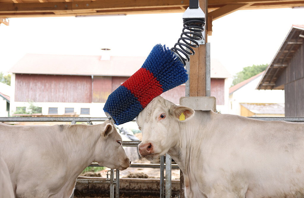 Kratzbürste HAPPYCOW FlexiSwing, Kuhbürste