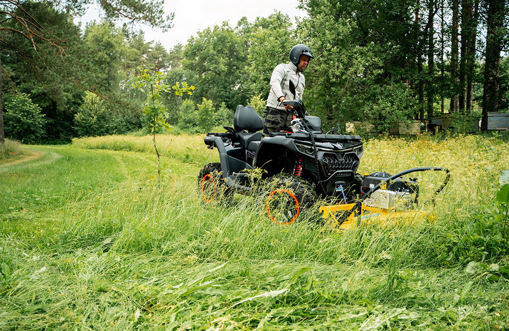 ATV-Frontmäher für Gestrüpp, 120 cm, 10,5 PS | Iron Baltic