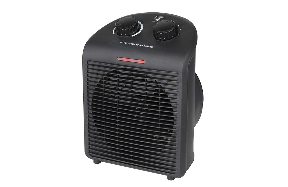 Heizlüfter 2000W 230V zum Kühlen und Heizen, schwarz