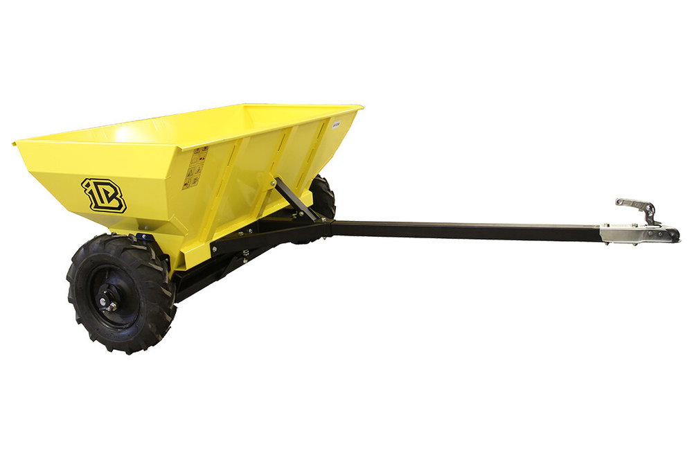 Streuwagen Anhänger 500kg für Quad, ATV & Rasentraktor | Iron Baltic