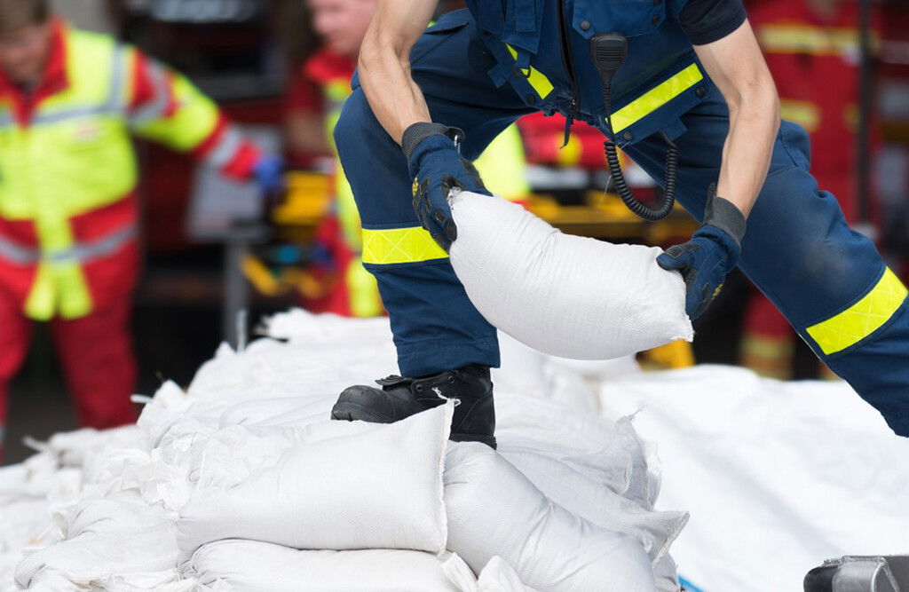 Hochwasser Sandsack 40x60cm, mit Kordelzug