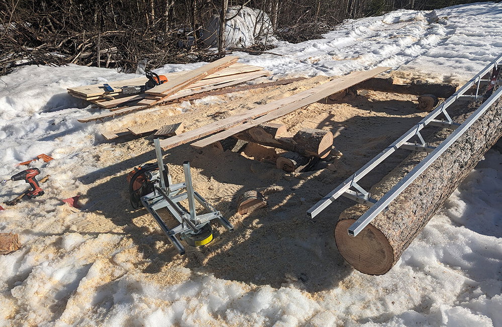 Kettensägen-Sägewerk für Stämme bis 50 cm | CORE