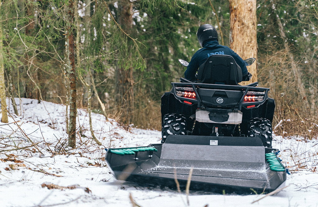 Transportschlitten für Quad & ATV, 290x120x20cm
