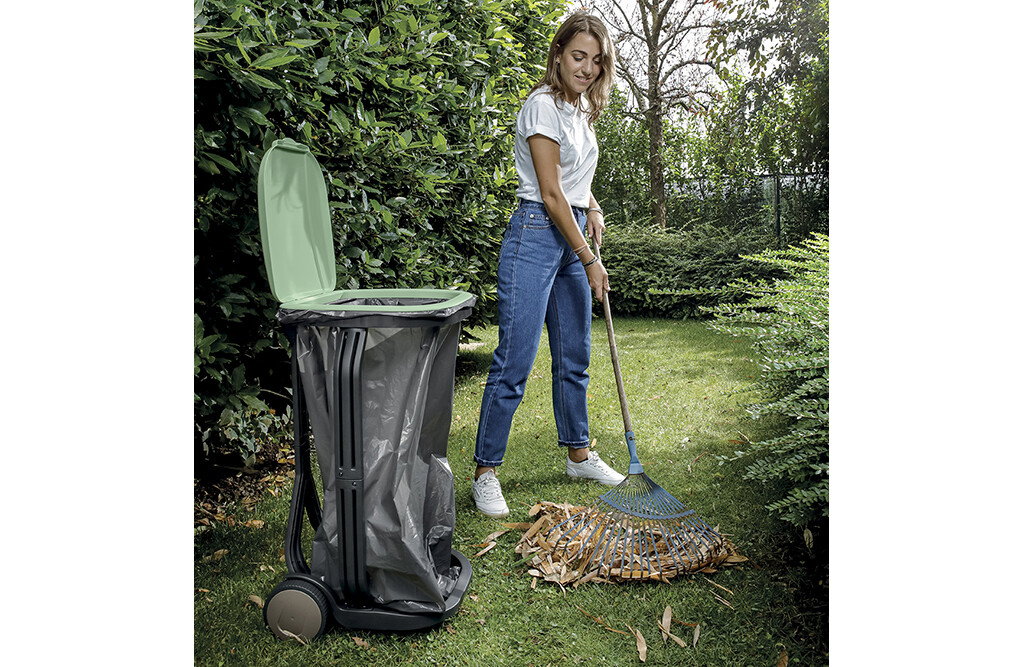 Müllsackständer aus recyceltem Kunststoff