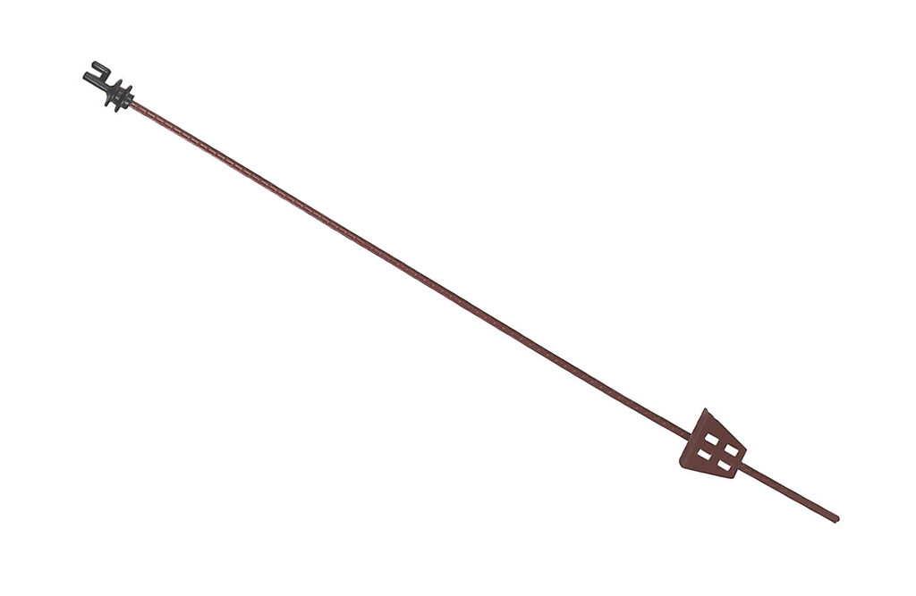 Steckpfosten mit Tritt, 10 Stk. 