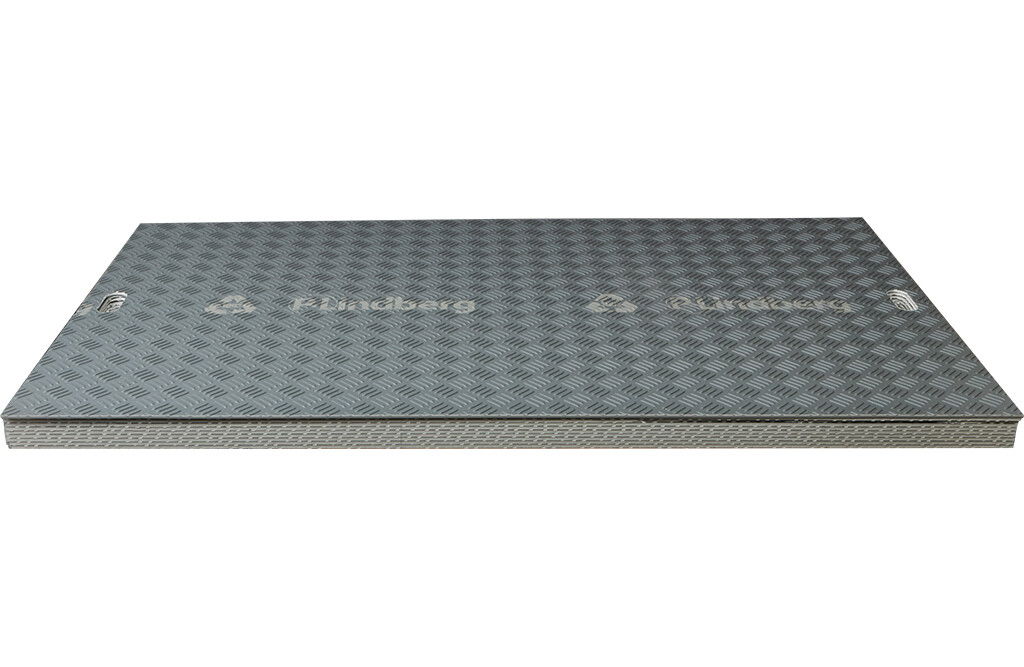 10x Überfahrplatten 6-8T belastbar, Fahrplatten Kunststoff 200x110x0,8cm 