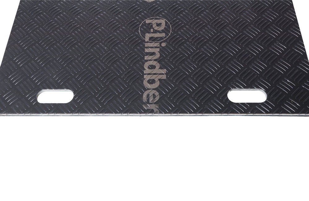 10x Überfahrplatten 30T belastbar, Fahrplatten Kunststoff 200x100x1,5cm