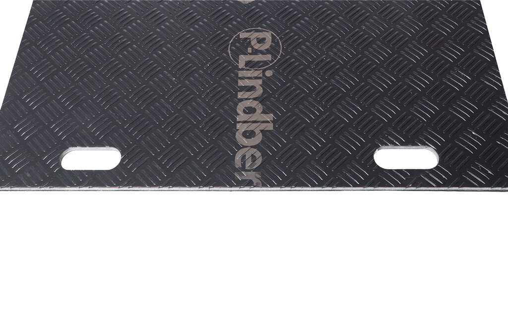 10x Überfahrplatten 30T belastbar, Fahrplatten Kunststoff 200x100x1,5cm