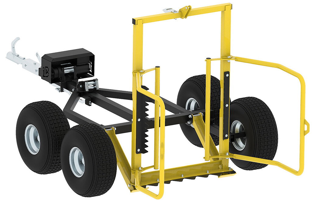 Ballenanhänger mit elektrischer Winde, 1000kg