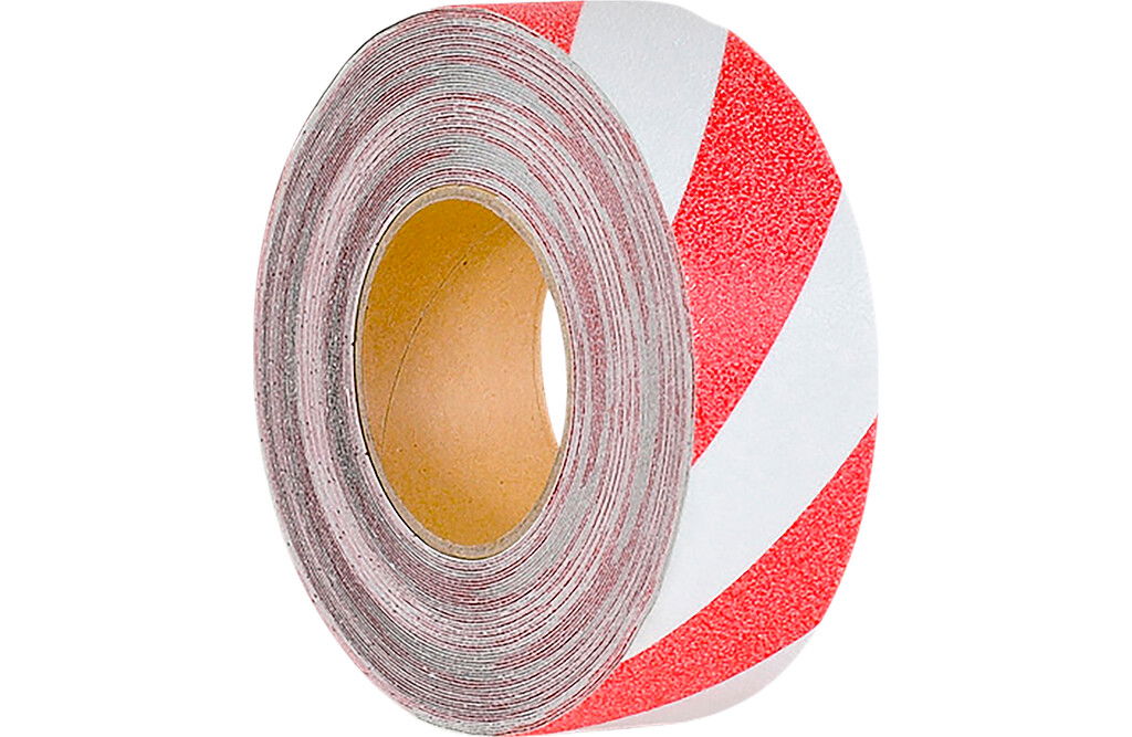 Anti-Rutsch-Band, rot und weiß