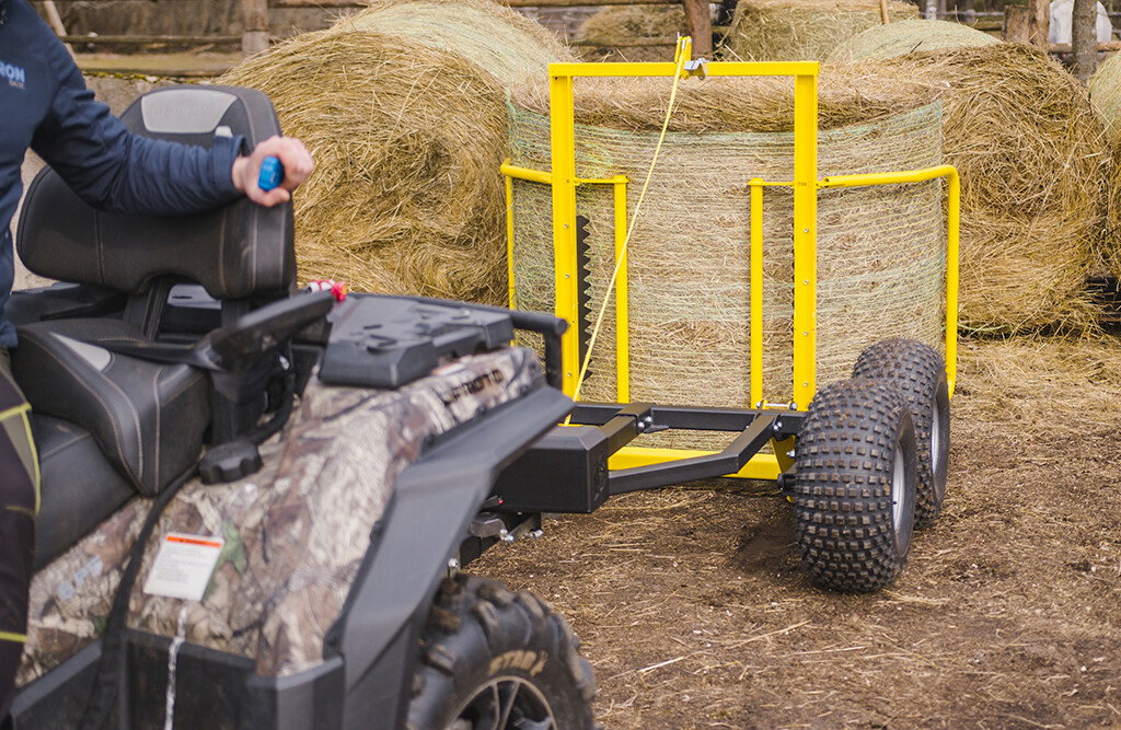 Ballenanhänger mit elektrischer Winde, 1000kg