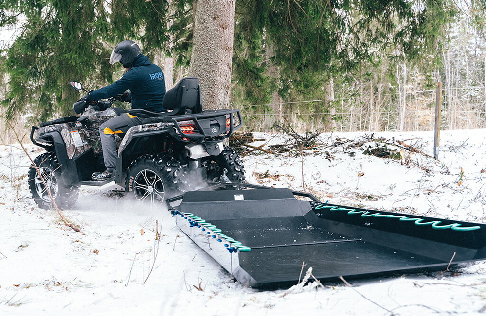 Transportschlitten für Quad & ATV, 290x120x20cm