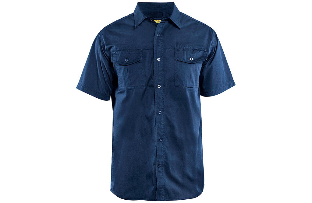 Blåkläder Twill-Hemd, marineblau