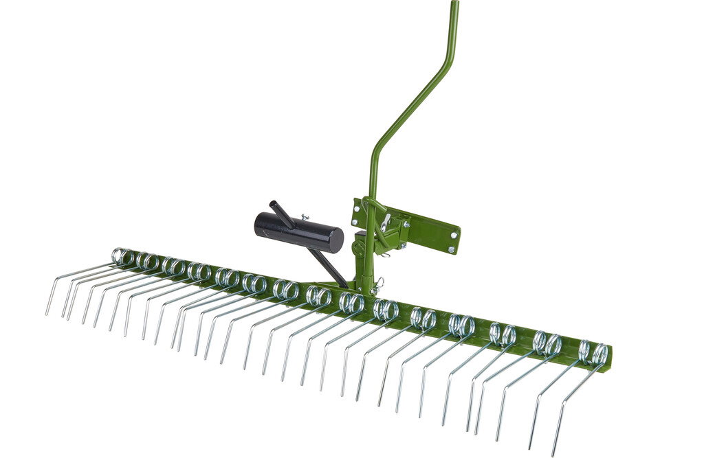 Rechen 120 cm für Rasentraktor, Quad & ATV