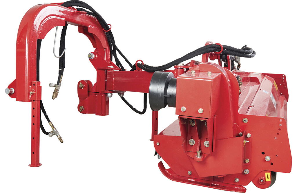 Böschungsmulcher mit Ausleger, 220cm, 20x Hammerschlegel, inkl. Zapfwelle