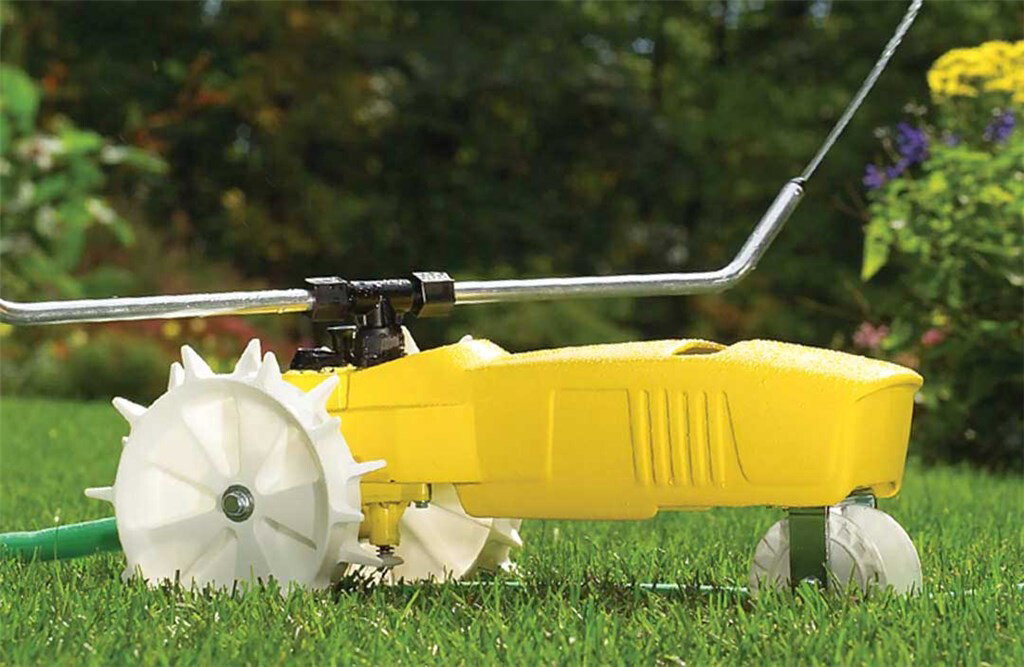 Nelson Rasensprenger Traktor, selbstfahrender Raintrain