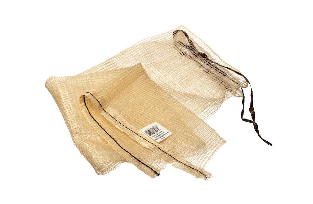 50x Raschelsack 25kg 60x80cm, Kartoffelsack Netzsack 60 Liter