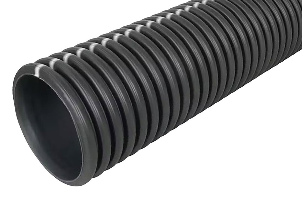 9x FRÄNKISCHE Wellrohr DN 300 SN4, ohne Schlitz, 6m